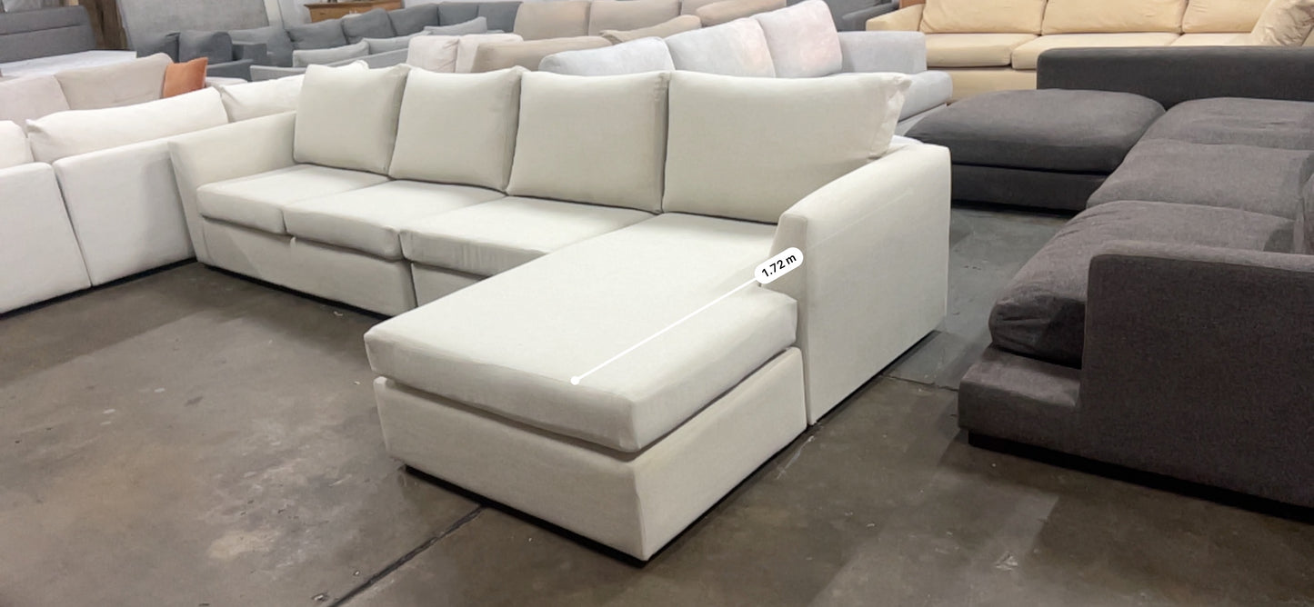 Large reversible chaise Harvey Norman L Shape sofa