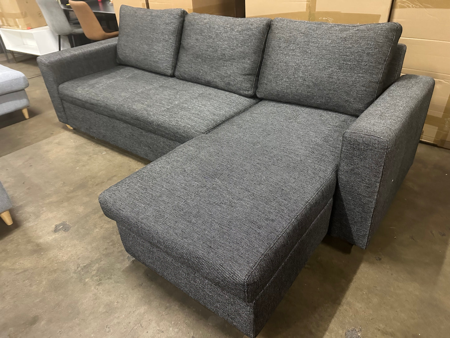 Fabric L shape Sofa Bed (Pre-Owned) Lounge lovers