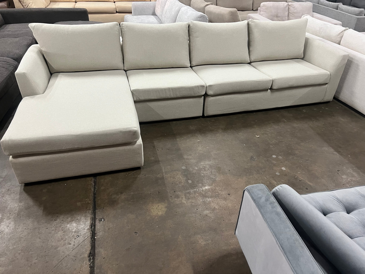 Large reversible chaise Harvey Norman L Shape sofa