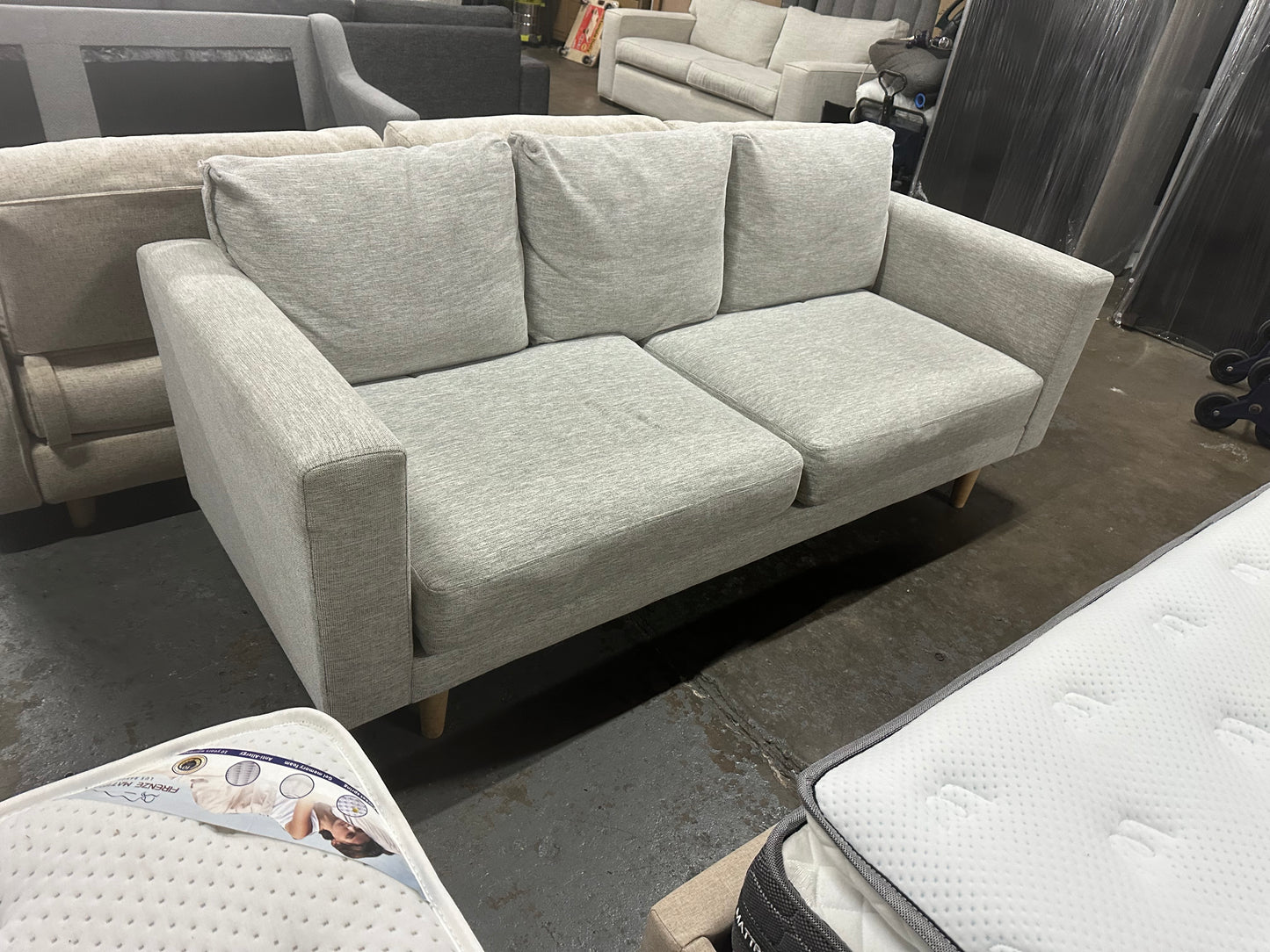 Designer Light Grey 3 seater Sofa (Pre-Owned)
