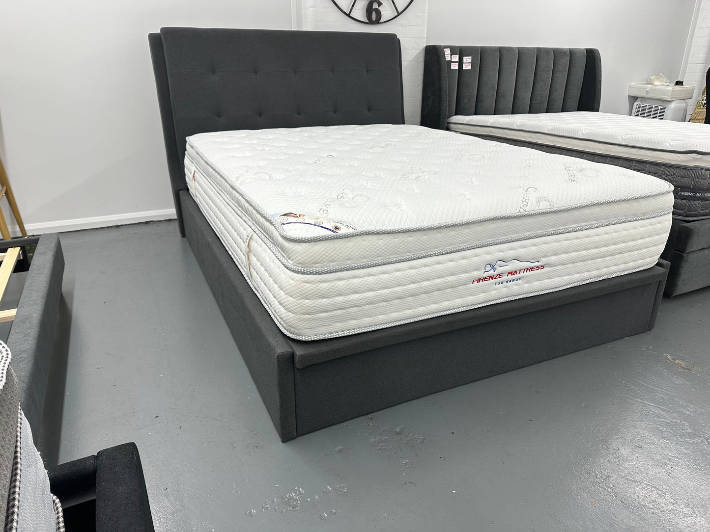 Comfy Bed Frame with Mattress