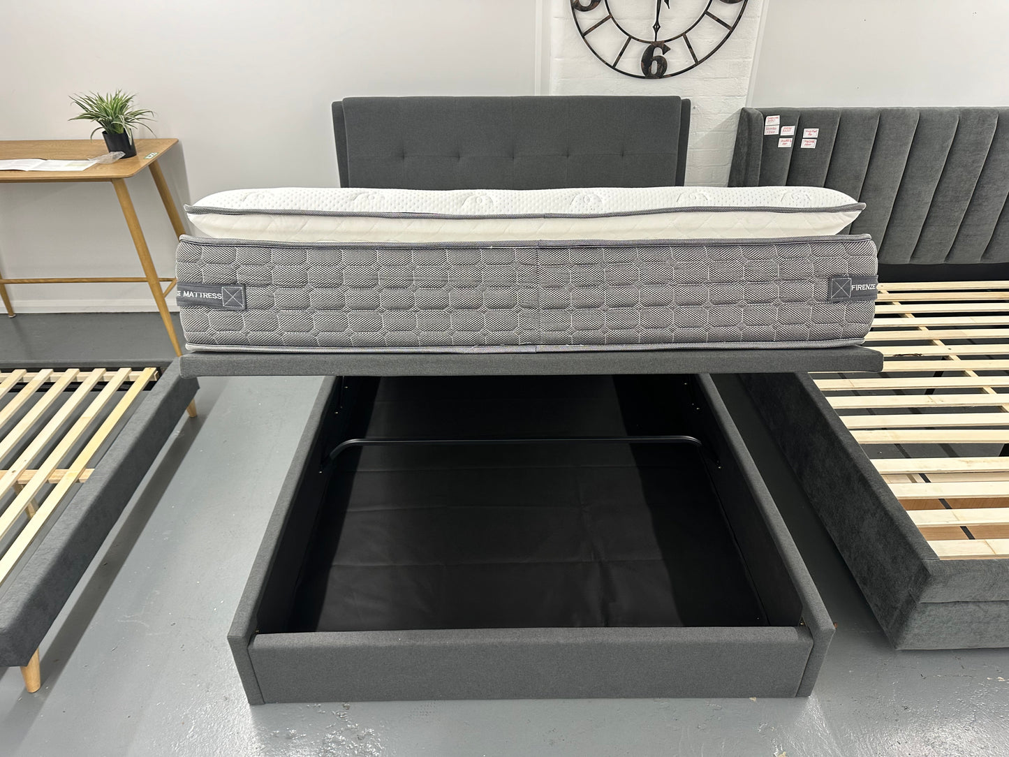 Comfy Bed Frame with Mattress