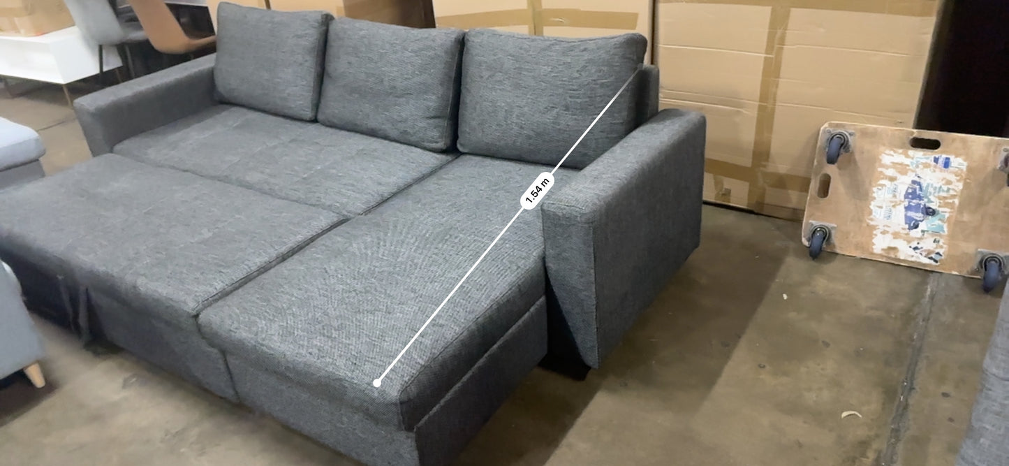 Fabric L shape Sofa Bed (Pre-Owned) Lounge lovers