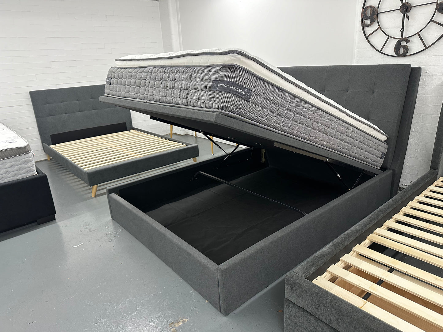 Comfy Bed Frame with Mattress
