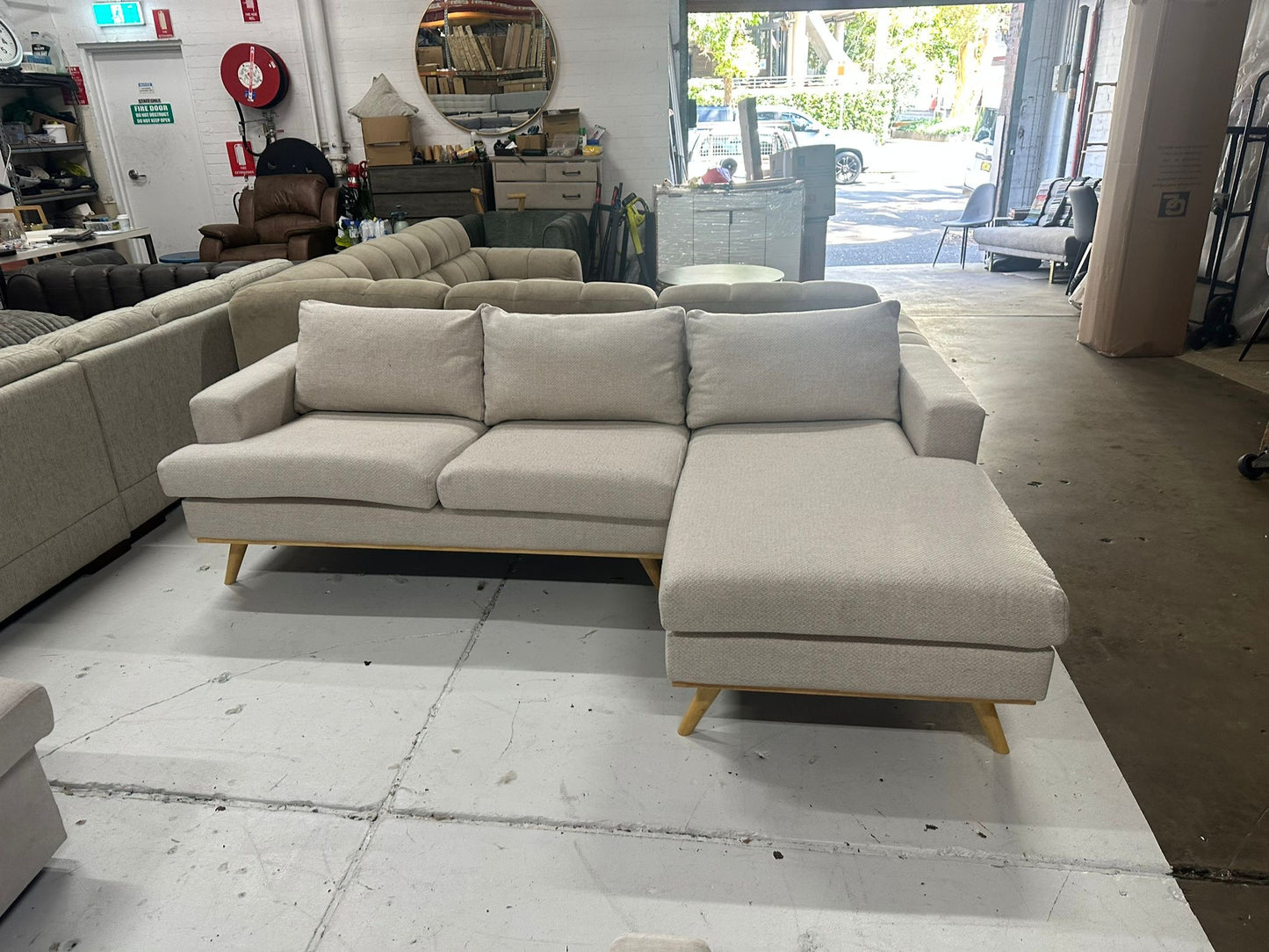 Fantastic Furniture L-Shape Chaise Sofa – Removable Covers | Professionally Cleaned