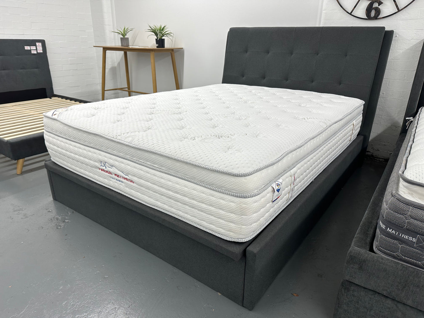 Comfy Bed Frame with Mattress