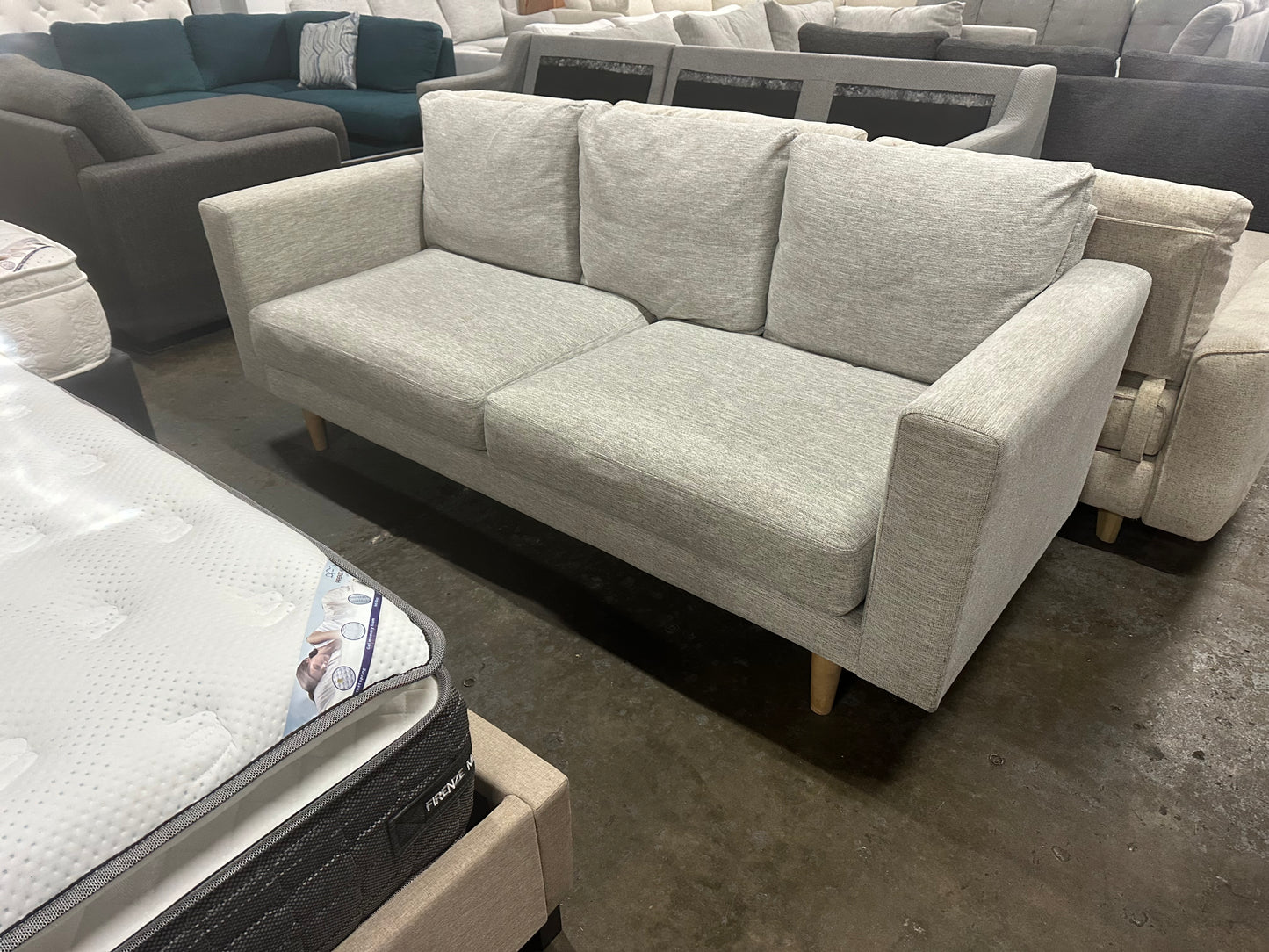 Designer Light Grey 3 seater Sofa (Pre-Owned)