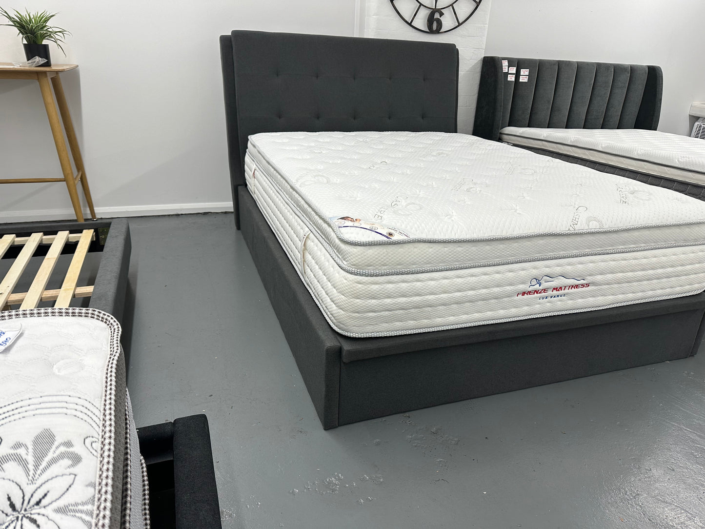 Comfy Bed Frame with Mattress