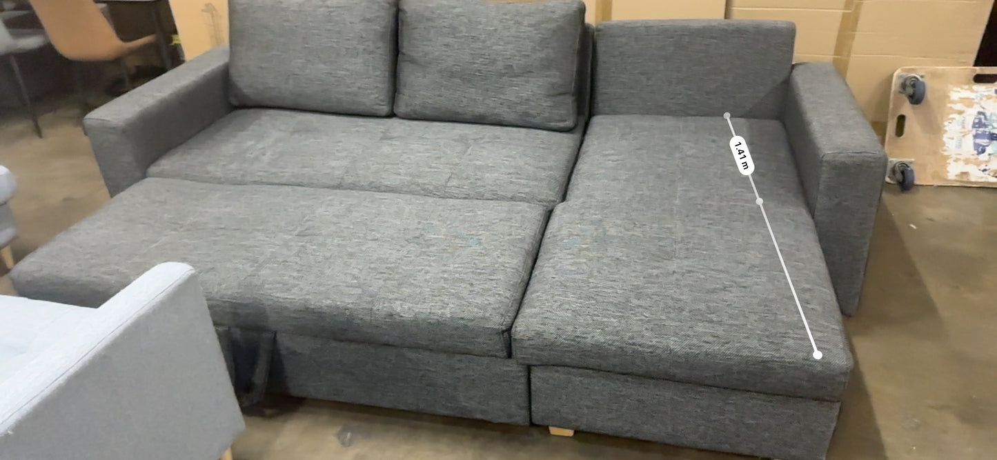 Fabric L shape Sofa Bed (Pre-Owned) Lounge lovers
