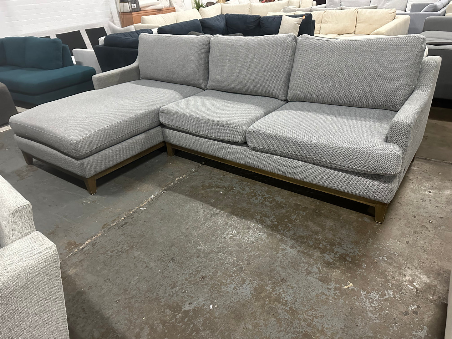 Large L-Shape Sofa Pre-Owned) Koala Living professionally cleaned