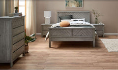 Herringbone Timber Bed Frame