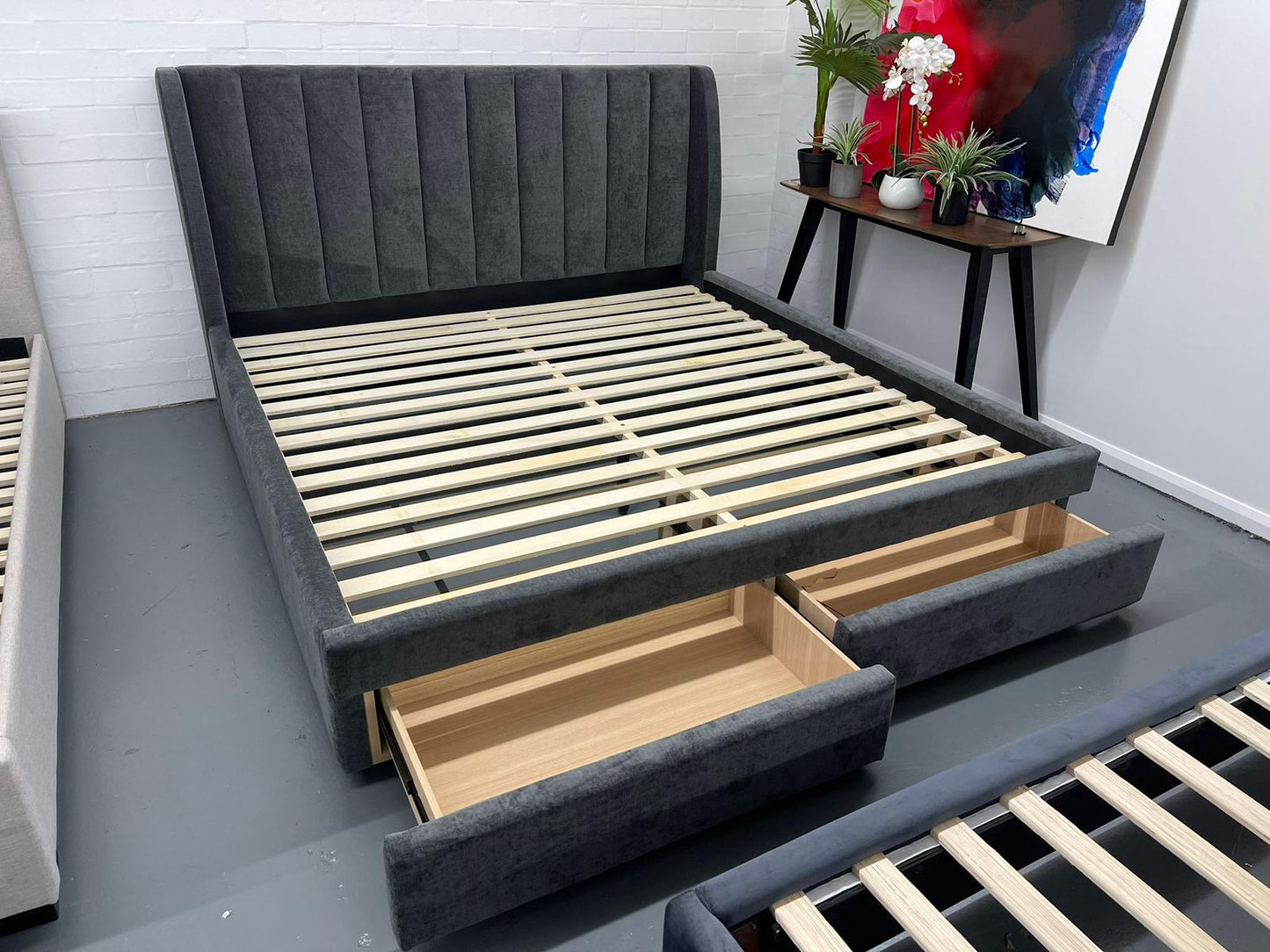 Amalfi Bed Frame with two Drawers