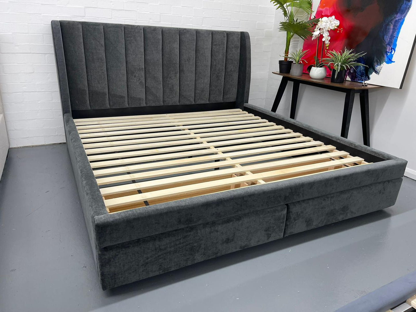 Amalfi Bed Frame with two Drawers