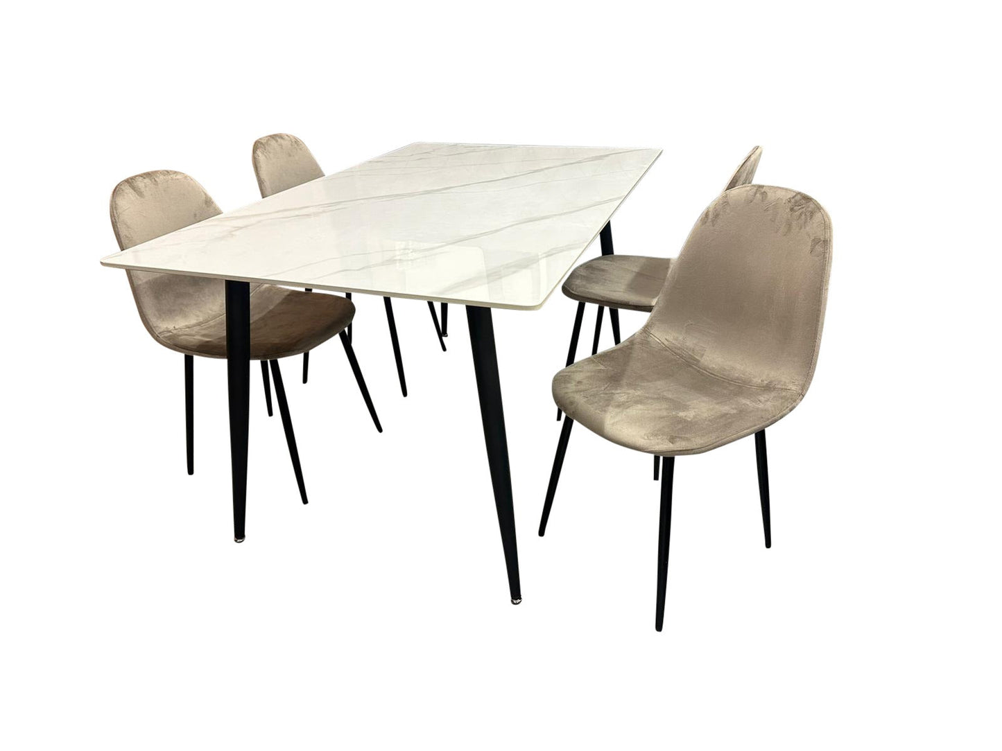 Stone Table Dining Set