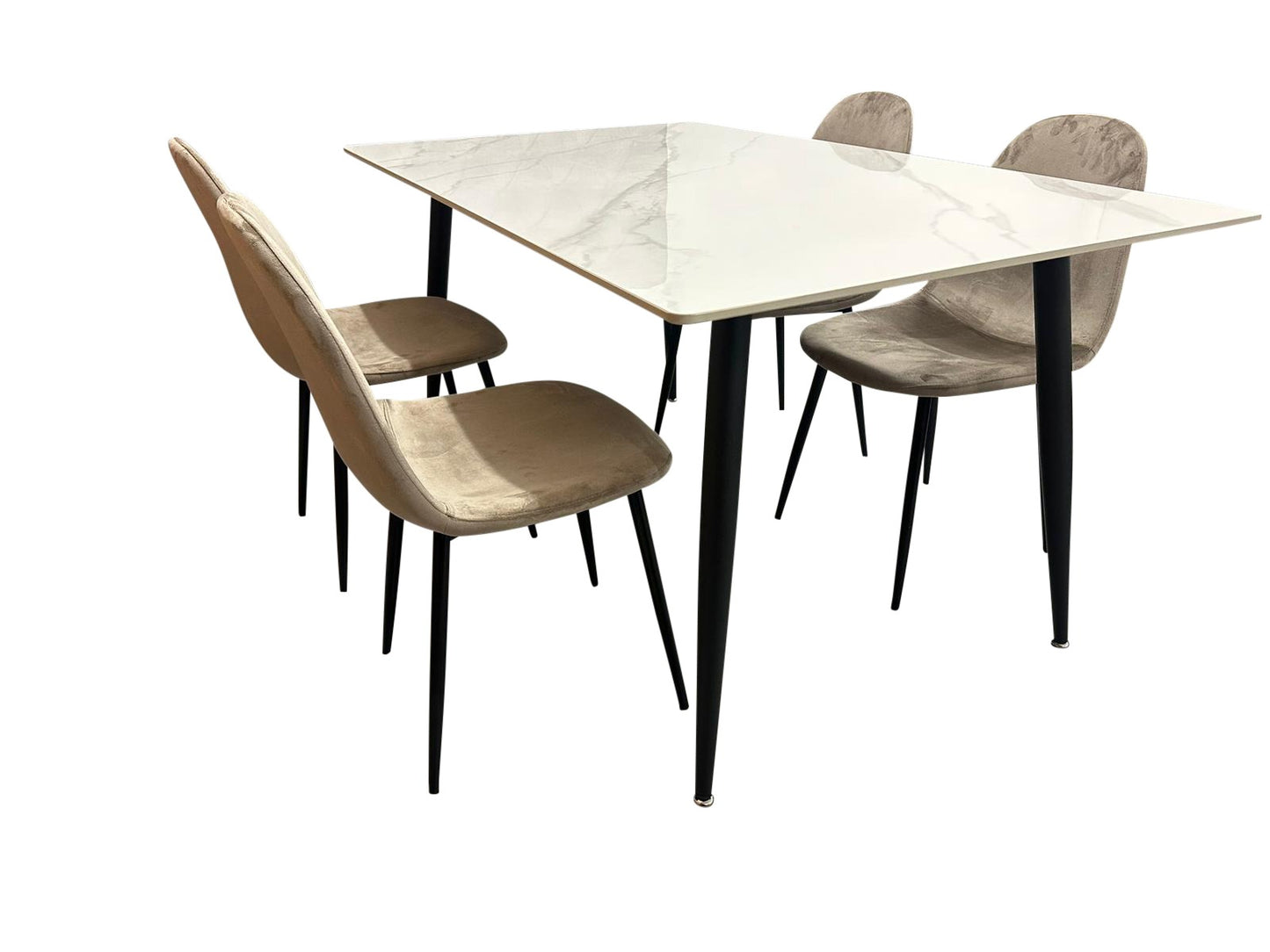 Dining Set - Stone Table 1.5m x 90cm