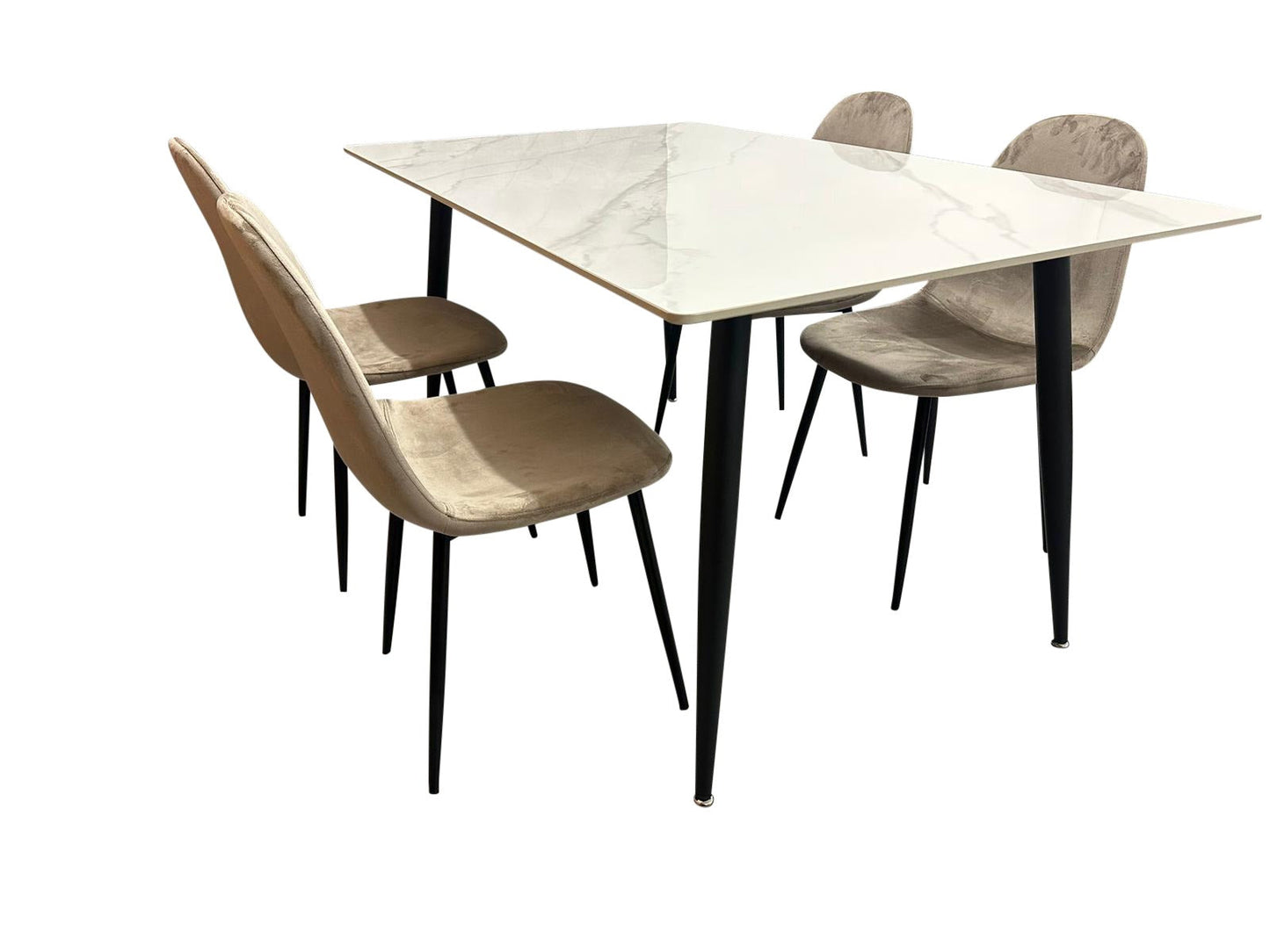Stone Table Dining Set
