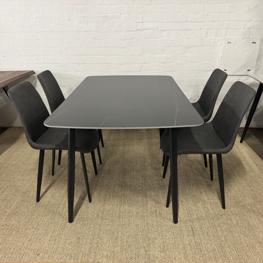 Dineux Dining Set - Table & 4 Chairs