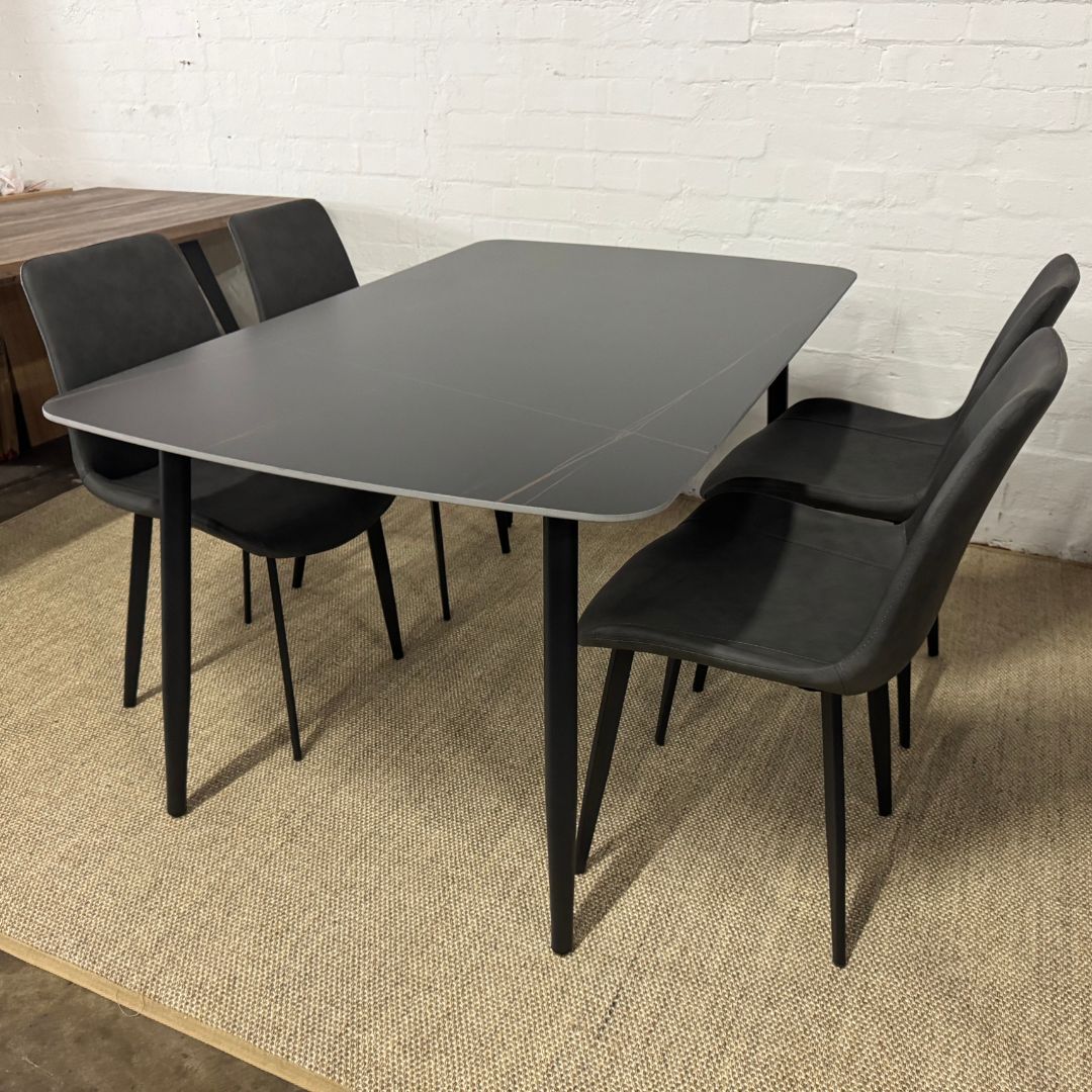 Dineux Dining Set - Table & 4 Chairs