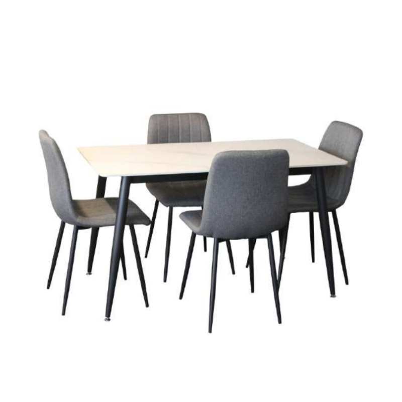 Vito 5PC Dining Set with Theo Chairs