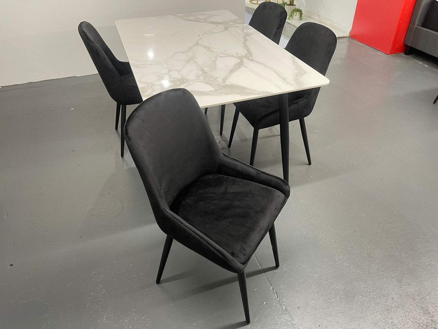 Stone Top Dining Table