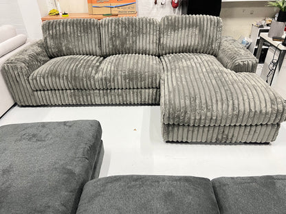 Gordon Corduroy Sofa RHF Chaise