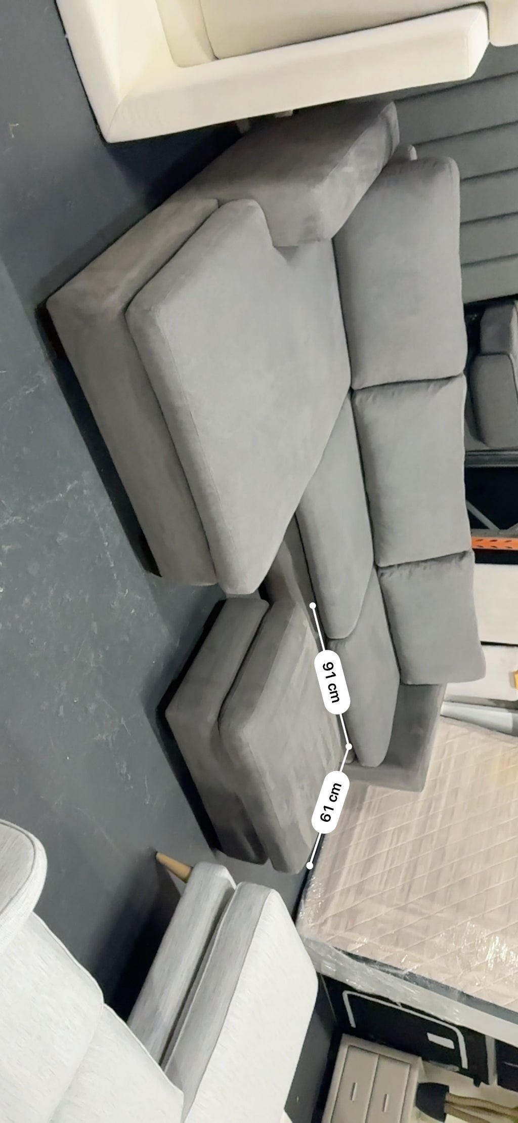 🔥 ✨ Massive Family Size L-Shape Sofa + Matching Ottoman | As New | $790✨ 🔥