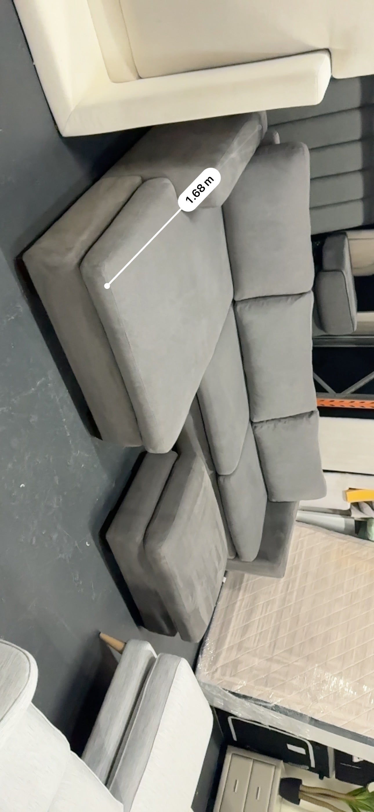 🔥 ✨ Massive Family Size L-Shape Sofa + Matching Ottoman | As New | $790✨ 🔥