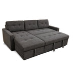 Brand new Lisa Tufted Sofa with storage - Dark Grey