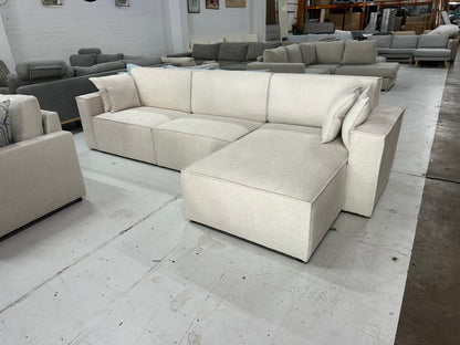 Amelia L Shape Sofa. Reversible chaise.