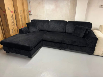 Noosa Reversible chaise corduroy sofa. Removable and washable covers