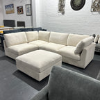 L Shape Wonda Modular Sofa – Cream