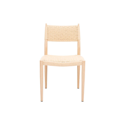 Nordic Woven Dining Chair – Natural Oak