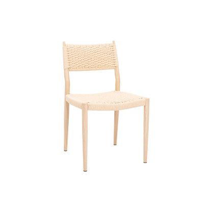 Nordic Woven Dining Chair – Natural Oak
