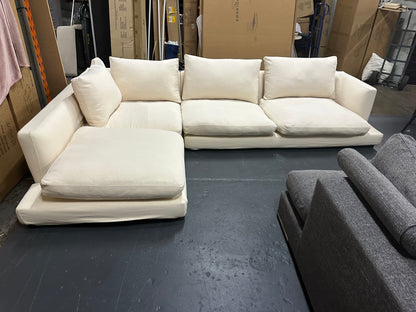 Lounge Lovers Long Island Modular Sofa – Premium Cream Linen

✨ Luxury, comfort and practicality all in one sofa!