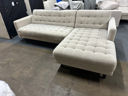 🔥 Lounge Lovers Harriet Modular Sofa + Matching Ottoman – As New! 🔥