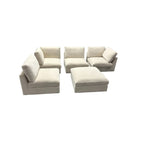 L Shape Wonda Modular Sofa – Cream