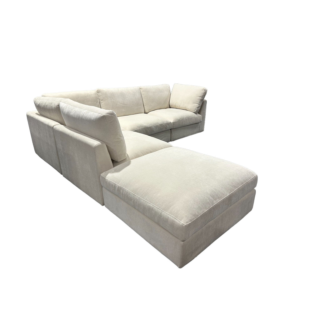 L Shape Wonda Modular Sofa – Cream