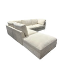 L Shape Wonda Modular Sofa – Cream