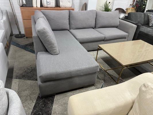 Domayne L-Shape Large Sofa (Pre-Owned) Professionally cleaned perfect as new condition