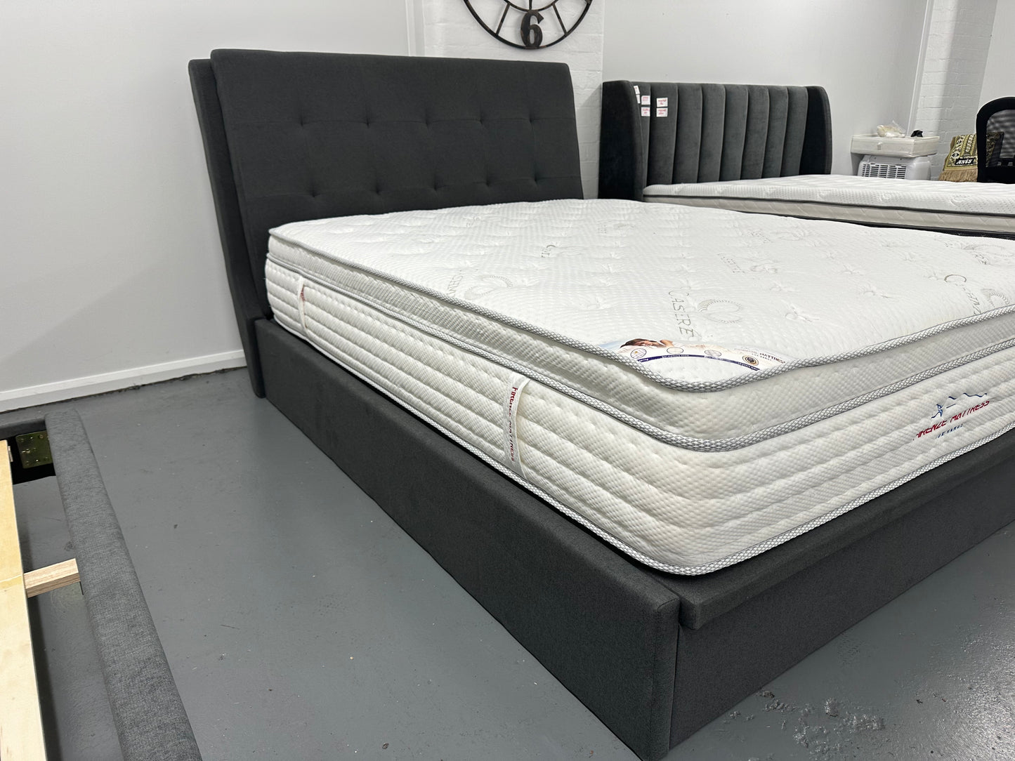 Super value deal. Top quality bed frame with storage and super comfortable cool gel memory foam mattress bundle deal