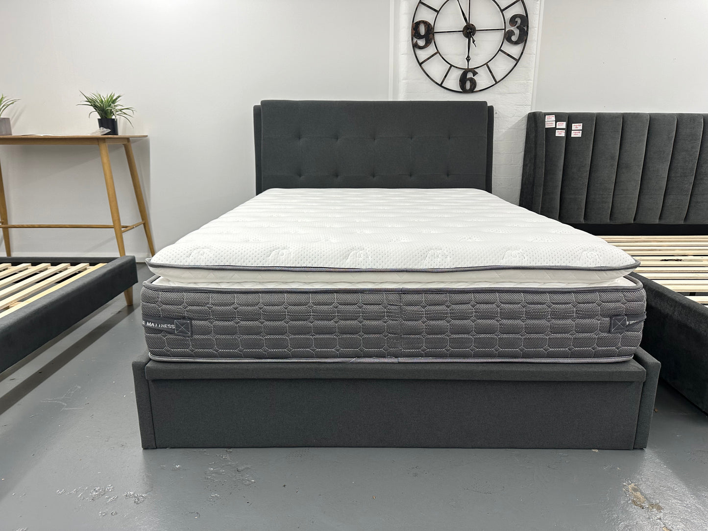 Super value deal. Top quality bed frame with storage and super comfortable cool gel memory foam mattress bundle deal