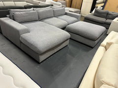 🔥 PREMIUM L SHAPE SOFA – AS NEW CONDITION! PROFESSIONALLY STEAM CLEANED FEATHER FILLED CUSHIONS🔥