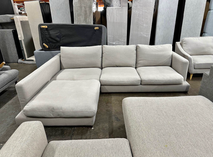 Beautiful light grey color super comfy Freedom Hamilton  couch. All cushion covers removable and machine washable.