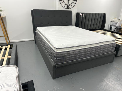 Super value deal. Top quality bed frame with storage and super comfortable cool gel memory foam mattress bundle deal