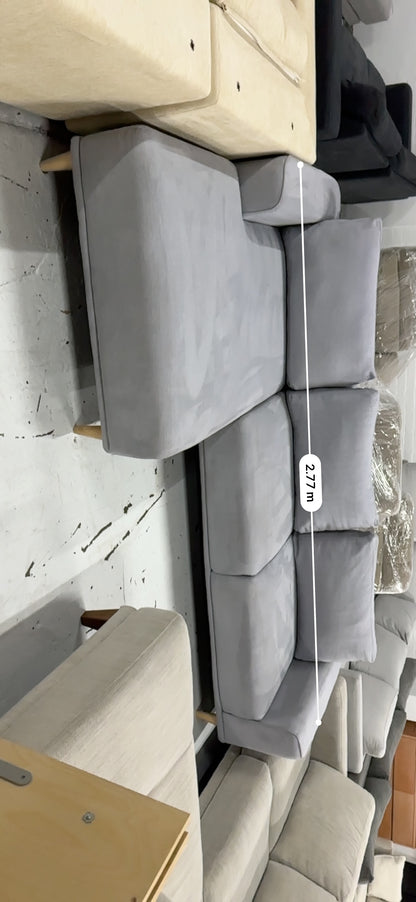 Great quality Light blue  L shape sofa. OzDesign brand.