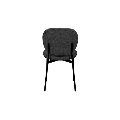 Noir Curve Upholstered Dining Chair