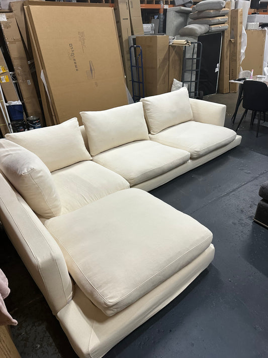 Lounge Lovers Long Island Modular Sofa – Premium Cream Linen

✨ Luxury, comfort and practicality all in one sofa!
