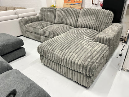 Gordon Corduroy Sofa RHF Chaise