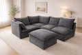 🛋️ Modular Cloud Style L shape Sofa – Fully Customisable Layout | Washable Covers