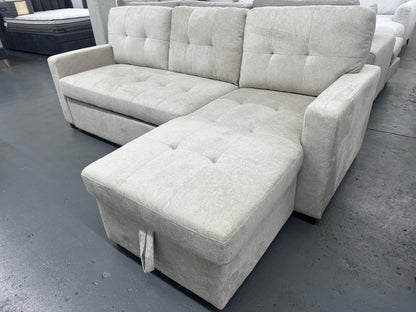 Oslo Pull-Out Sofa Bed with Storage – Space-Saving Modern Design